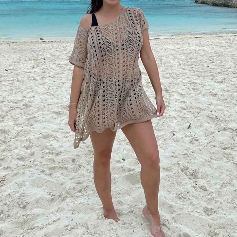 Knitted Swim Cover-Up